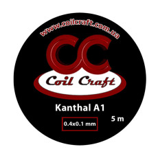 Дріт для намотування спіралі CoilCraft, Kanthal А1 (0.4х0.1 мм), 5 м
