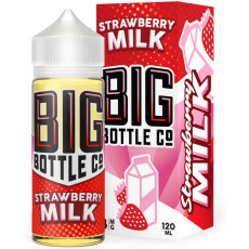Strawberry Milk, 0 мг (Без никотина). Big Bottle Co. 120 мл.