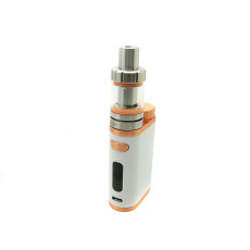 Набір Eleaf iStick Pico 75W, кліромайзер Melo 3 mini, температурний контроль, бронза, білий