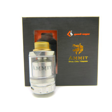 Обслуживаемый атомайзер, GeekVape Ammit Dual Coil RTA 3-6 мл. стальной