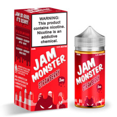Strawberry, 3 мг. Jam Monster. 100 мл.