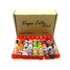 Тест-пак 0 мг (Без никотина). 9 вкусов Vape City Club. 135 мл. Тест-пак 0 мг (Без никотина). 9 вкусов Vape City Club. 135 мл.