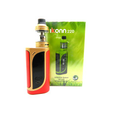 Набір Eleaf IKonn 220W з Ello 4мл, Червоно-золотистий Набір Eleaf IKonn 220W з Ello 4мл, Червоно-золотистий