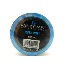 Сітка для намотування VandyVape 5 ft Mesh Wire SS316L 0.37 Ом Сітка для намотування VandyVape 5 ft Mesh Wire SS316L 0.37 Ом