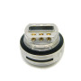 Обслуживаемый атомайзер Vandy Vape TRIPLE 28 RTA Стальной