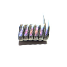 Преднамотанная спираль Triple Fused Clapton Coil 3*0,4Nichr+0.1Nichr, 0.24 Ом. - 2 шт.