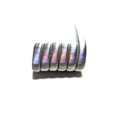 Преднамотанная спираль Triple Fused Clapton Coil 3*0,4Nichr+0.1Nichr, 0.24 Ом. - 2 шт.