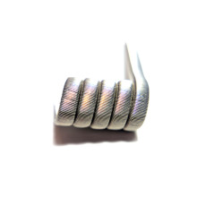 Преднамотанная спираль Triple Fused Clapton Coil 3*0.5 SS+0.1Nichr, 0.09 Ом. - 2 шт.