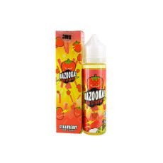 Strawberry Sour Straws, 3 мг (Ультралёгкая). Bazooka Vape. 60 мл