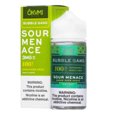 Sour Menace, 3 мг. OKAMI Bubble Gang. 100 мл.