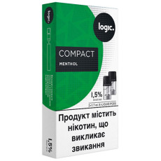 Картридж Logic Compact, Menthol, 15 мг