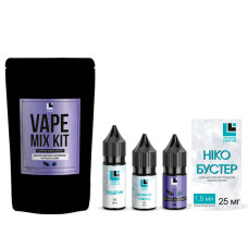 Премикс (Shortfill) Currant Blackberry, Vape Mix Kit ULL Salt 30 мл.