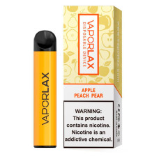 Одноразовая электронная сигарета Vaporlax 1500 Apple Peach Pear 50mg 1000mAh Одноразовая электронная сигарета Vaporlax 1500 Apple Peach Pear 50mg 1000mAh