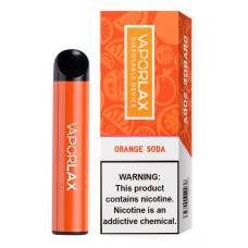 Одноразовая электронная сигарета Vaporlax 1500 Orange Soda 50mg 1000mAh Одноразовая электронная сигарета Vaporlax 1500 Orange Soda 50mg 1000mAh