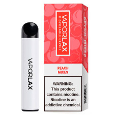 Одноразовая электронная сигарета Vaporlax 1500 Peach Mixes 50mg 1000mAh Одноразовая электронная сигарета Vaporlax 1500 Peach Mixes 50mg 1000mAh