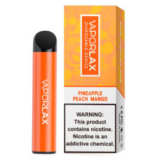 Одноразовая электронная сигарета Vaporlax 1500 Pineapple Peach Mango 50mg 1000mAh Одноразовая электронная сигарета Vaporlax 1500 Pineapple Peach Mango 50mg 1000mAh
