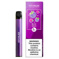 Одноразовая электронная сигарета Vaporlax 800 Blue Razz 50mg 500mAh
