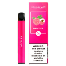 Одноразовая электронная сигарета Vaporlax 800 Lychee Ice 50mg 500mAh