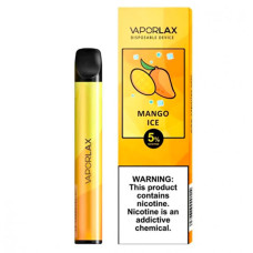 Одноразовая электронная сигарета Vaporlax 800 Mango Ice 50mg 500mAh