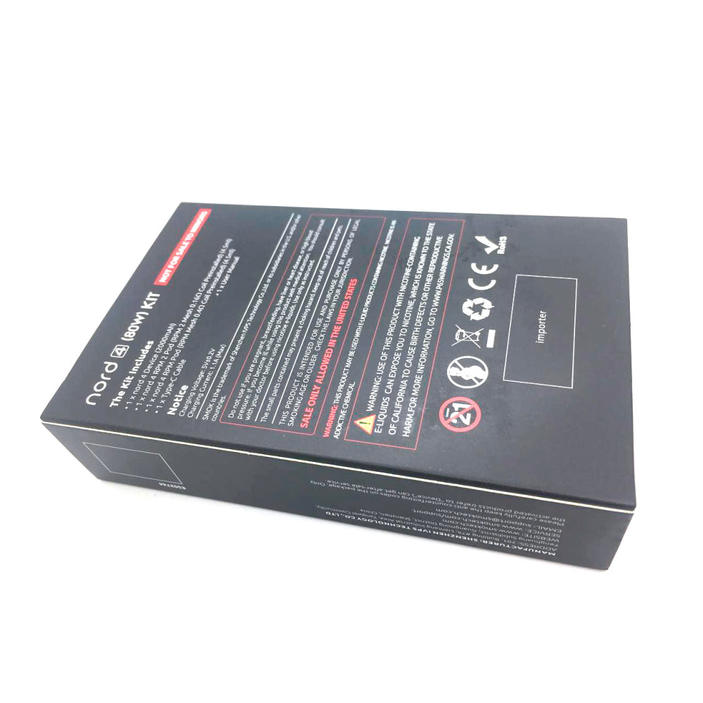 Электронная сигарета SMOK NORD 4 (80W), 4.5 ml, 2000 mAh, Fluid 7color