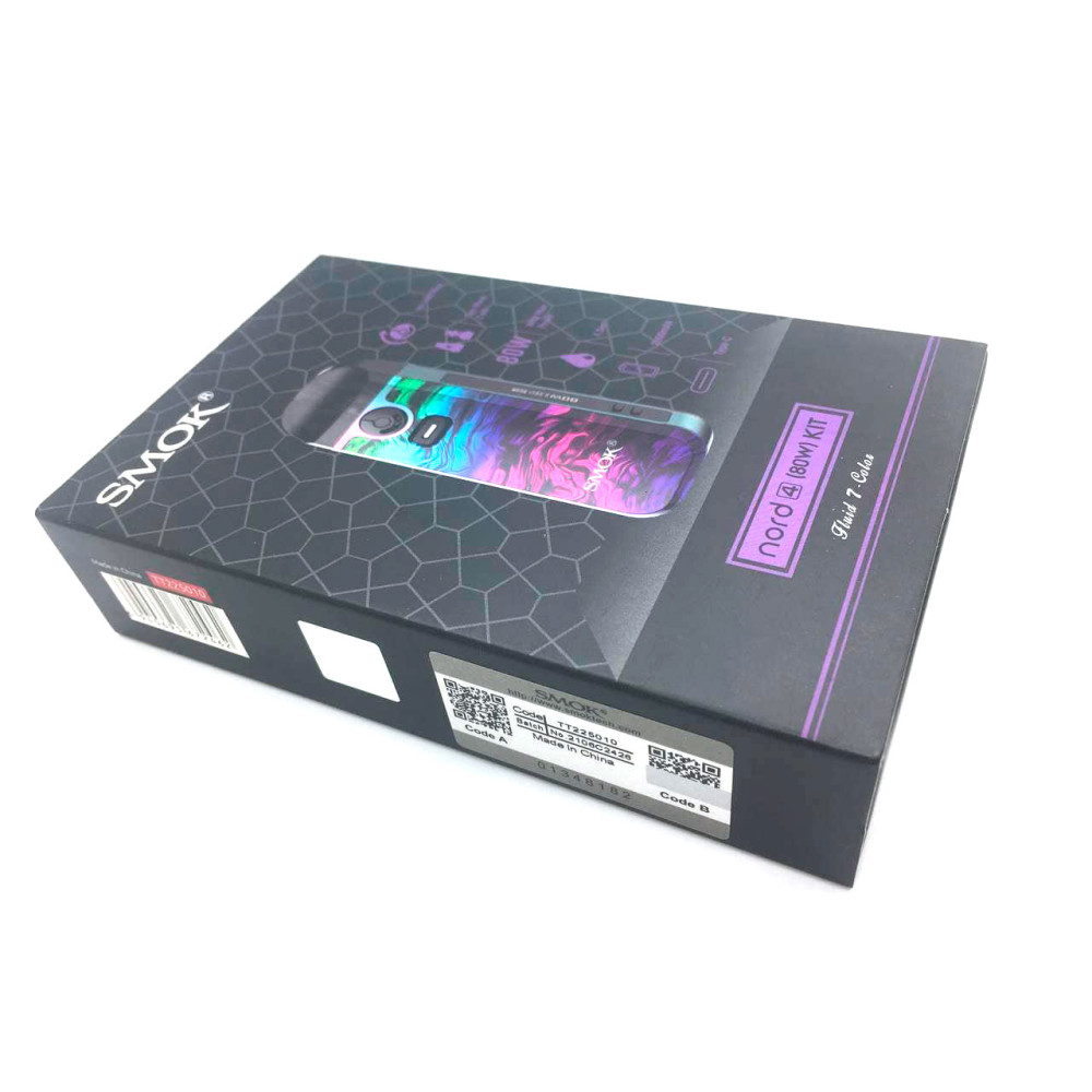 Электронная сигарета SMOK NORD 4 (80W), 4.5 ml, 2000 mAh, Fluid 7color