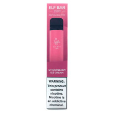 Одноразовая электронная сигарета Elf Bar Strawberry Ice Cream 1500 Puffs | 50mg 850mAh