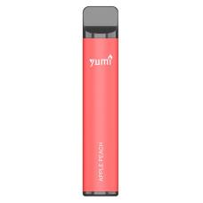 Одноразовая электронная сигарета Yumi. Apple Peach 1500 Puffs | 50mg 850mAh