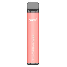 Одноразовая электронная сигарета Yumi. Pinapple Peach Mango 1500 Puffs | 50mg 850mAh