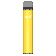 Одноразовая электронная сигарета Yumi. Blue Razz Lemonade 1500 Puffs | 50mg 850mAh