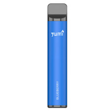 Одноразовая электронная сигарета Yumi. Blueberry 1500 Puffs | 50mg 850mAh