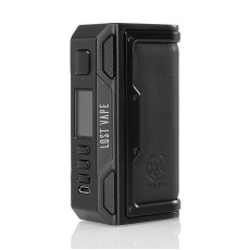 Бокс Мод Lost Vape Thelema Quest 200W, Black Calf Leather