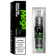 Одноразовая электронная сигарета Wotofo Mega, Guava Kiwi Passion Fruit, 1500 Puffs, 50mg