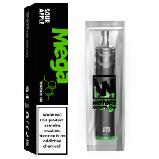 Одноразовая электронная сигарета Wotofo Mega, Sour Apple, 1500 Puffs, 50mg