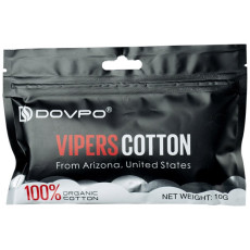 Органический коттон Vipers Cotton, Dovpo, вата для перемотки (10 грамм) 