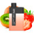 Одноразовая электронная сигарета Yumi Epic Mod, Strawberry Kiwi 5500 Puffs | 50 mg 650 mAh