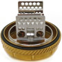 Обслуживаемый атомайзер Thunderhead Creations x Mike Vapes Blaze RTA (26mm) 5.5 ml, Gold