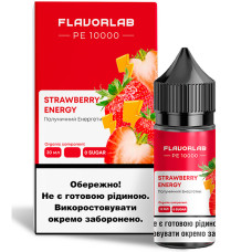 Премикс (Shortfill) PE 10000 Клубничный Энергетик, Flavorlab, для 30 мл (12 мл)