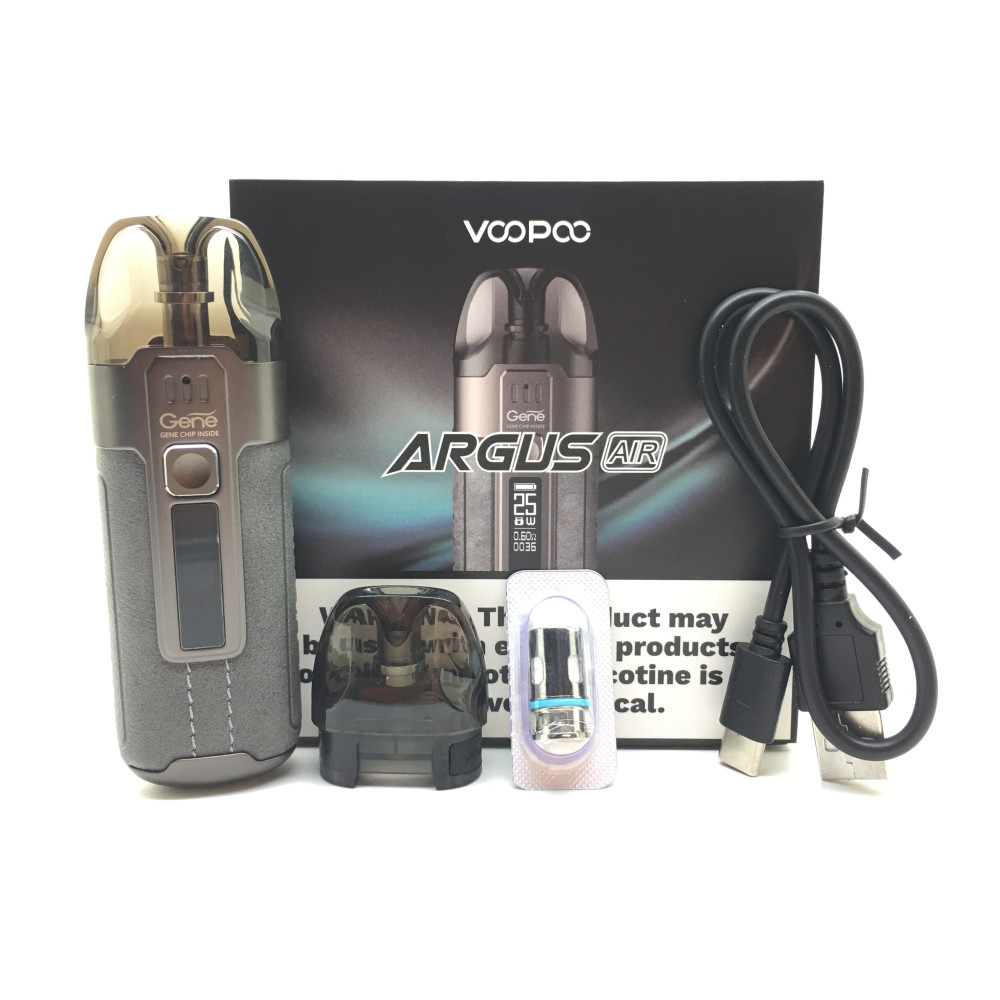 Электронная сигарета Voopoo Argus Air Kit, 900 mAh, 3.8 ml, Vintage Grey