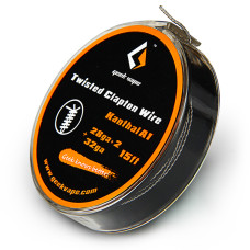 Проволока GeekVape Twisted Clapton Kanthal KA1 Tape Wire (28GA x 2 + 32GA). Катушка 5 метров