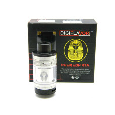Обслуговуваний атомайзер Digiflavor Pharaoh RTA 4,6 мл + 3.5 мл, сталевий