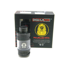 Обслуговує атомайзер Digiflavor Pharaoh RTA 4,6 мл + 3.5 мл, чорний