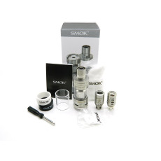 Обслуживаемый атомайзер, Smok TFV4 RTA 5 мл. полный набор, стальной Обслуживаемый атомайзер, Smok TFV4 RTA 5 мл. полный набор, стальной