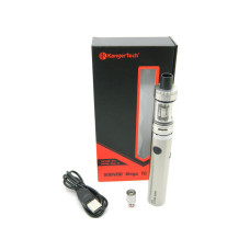 Електронна сигарета Kanger SUBVOD Mega 2300mAh TC, 4 мл, сталева Електронна сигарета Kanger SUBVOD Mega 2300mAh TC, 4 мл, сталева
