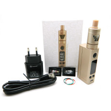 Набір Joyetech eVic-VTC Mini 75W, кліромайзер TRON-S, температурний контроль, золотий