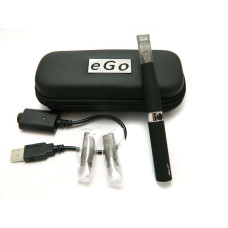 Электронная сигарета eGo-T тип А (650mAh) в Футляре. Черный цвет Электронная сигарета eGo-T тип А (650mAh) в Футляре. Черный цвет
