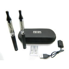Електронна сигарета Kanger T2 + eGo-T (1100 mAh) 2шт. у футлярі. Чорний колір Електронна сигарета Kanger T2 + eGo-T (1100 mAh) 2шт. у футлярі. Чорний колір