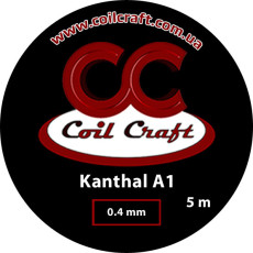 Дріт Кантал A1. CoilCraft, діаметр 0,4мм. Котушка 5 метрів