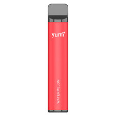 Одноразовая электронная сигарета Yumi. Watermelon 1500 Puffs | 0 mg 850mAh