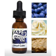 Smurf Cake, 6 мг (Легкая). VapeWild Pre-Steeped. 30 мл.