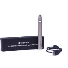 Батарея Kanger EVOD Passthrough, micro USB 1100 mAh (Сталева) Батарея Kanger EVOD Passthrough, micro USB 1100 mAh (Сталева)
